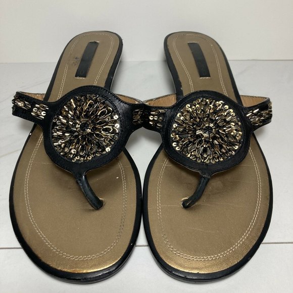 bandolino beaded sandals